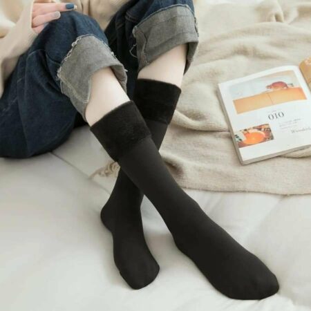 Medias Altas Afelpadas  paq, 12 pzs