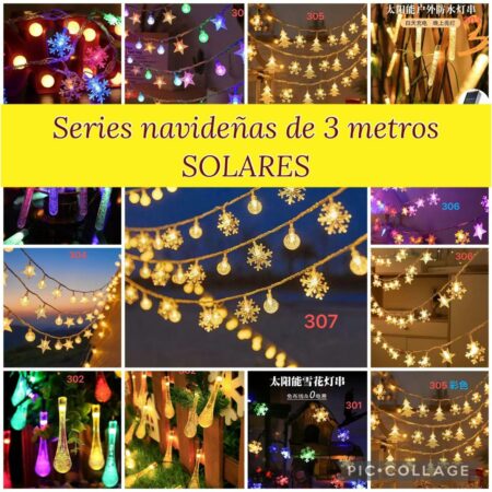 LUZ NAVIDEÑA SOLAR /VARIOS DICEÑOS