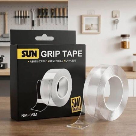 CINTA DOBLE CARA MEDIDA: 3MTS ADECUADA PARA PEGAR EN TODO TIPO DE SUPERFICIES