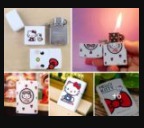 Encendedor  KITTY recargable  (no  incluye  gas  )