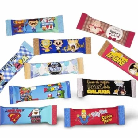 PAQ 10 CHOCOLATES /DEDICATORIA PAPA
