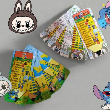 TABLAS DE MULTIPLICAR  7/LABUBU -STICH