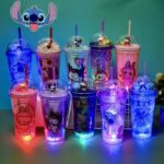 vaso  led  personajes   disney