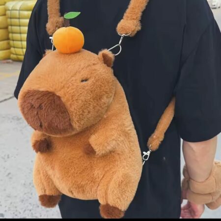 MOCHILA CAPIBARA  FELPA/LUZ Y SONIDO