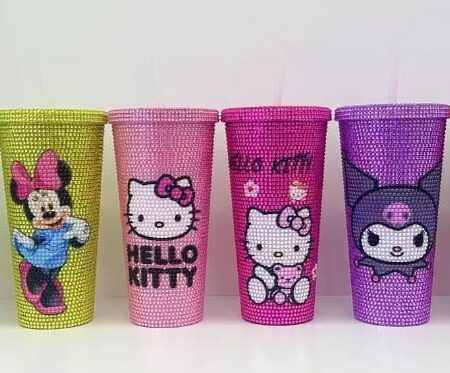 VASO/ BRILLOS PERSONAJES