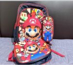 MOCHILA  COMBO DE  LUZ  MARIO  Y  BARBIE