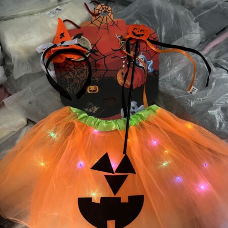 TUTU CON ACCESORIOS HALLOWEN /LUZ LED