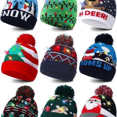 GORRO LED DE NAVIDAD