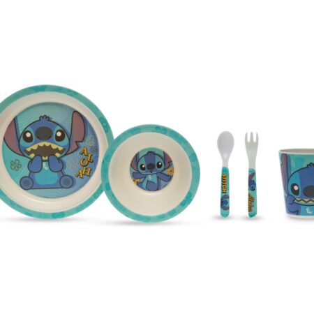 VAJILLA DE STITCH 5PZS