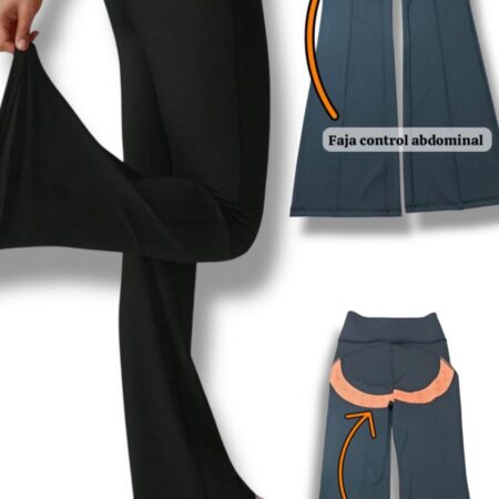 LEGGINS TIPO SOL LEON ACAMPANADO