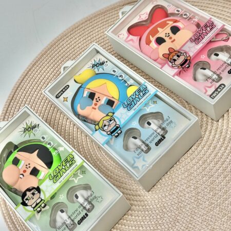 AUDIFONOS DE POWER PUFF, NIKE Y STITCH
