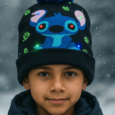 GORRO INFANTIL CON LUZ