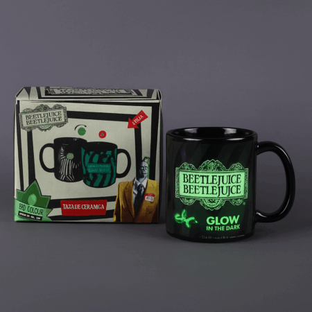 TAZA CERÁMICA BEETLEJUICE CON LICENCIA