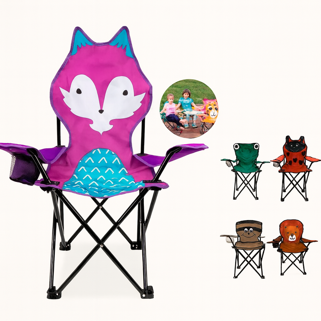 SILLA PLEGABLE INFANTIL DE ANIMALITOS