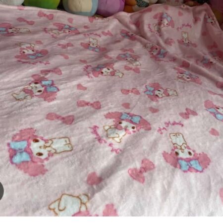 FRAZADA DE MY MELODY TAMAÑO 1.67CM*1.88CM
