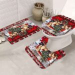 JUEGO DE BAÑO NAVIDEÑO