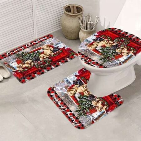 JUEGO DE BAÑO NAVIDEÑO