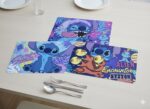 TAPETE DE MESA STITCH Y KITTY