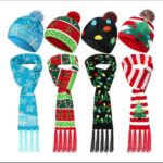 GORRO CON BUFANDA NAVIDEÑO