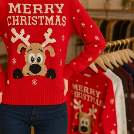 SUETER NAVIDEÑO DE DAMA