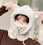 GORRO DE PELUCHE CON OREJAS