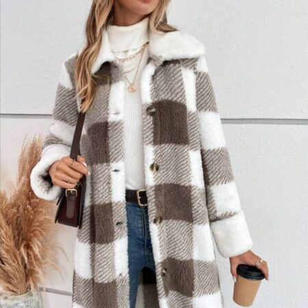 CHAQUETA DE LANA AFELPADA