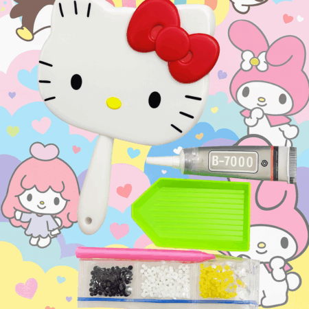 ESPEJO KITTY CON KIT PARA DECORAR