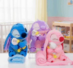 PELUCHE STITCH CON FRAZADA