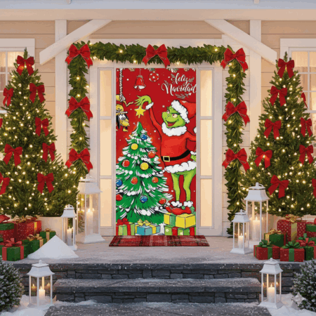 FUNDA PARA LA PUERTA DE GRINCH