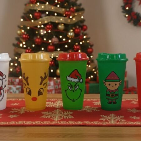 VASO CAFETERO NAVIDEÑO