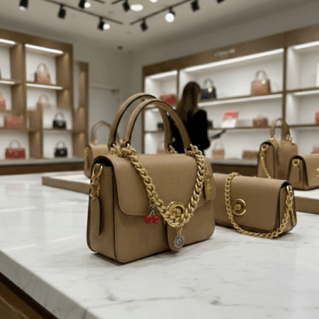 CADENA CON CHARMS COACH