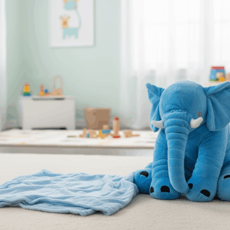 ELEFANTE CON FRAZADA