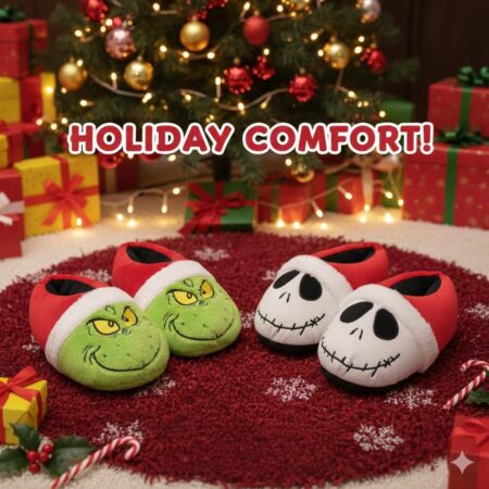 PANTUFLAS GRINCH Y JACK