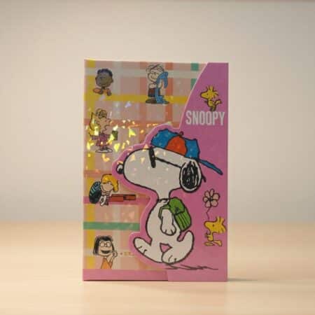LIBRETA SNOOPY Y STITCH PASTA GRUESA
