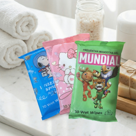 TOALLITAS HUMEDAS DE PERSONAJES