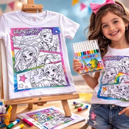 CAJA MASTER PLAYERA PARA COLOREAR/200PZ