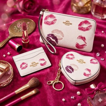 SET COACH (CARTERA, MUÑEQUERA Y TARJETERO)