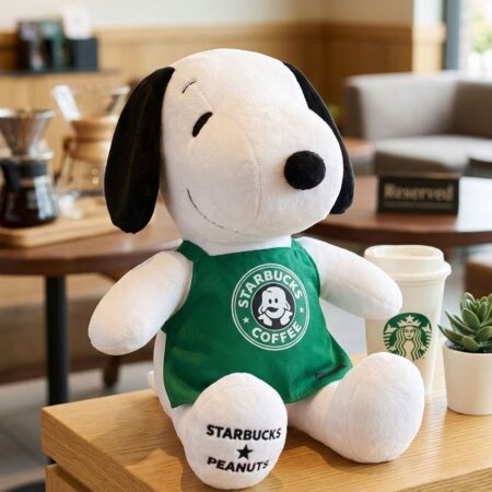 PELUCHE SNOOPY STARBUCKS