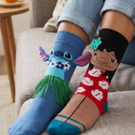 CALCETAS LOCAS LILO Y STITCH (CIENTO)