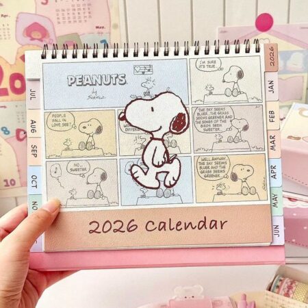 CALENDARIO 2026 SNOOPY