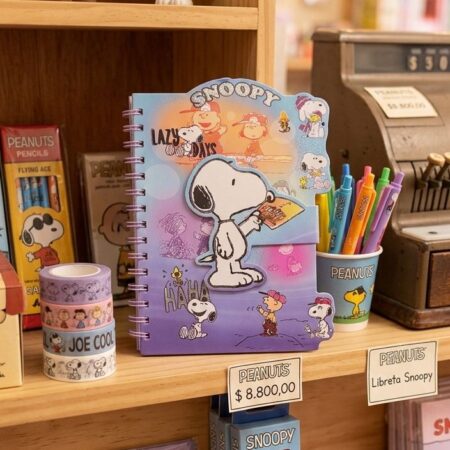LIBRETA DE SNOOPY DE RAYA