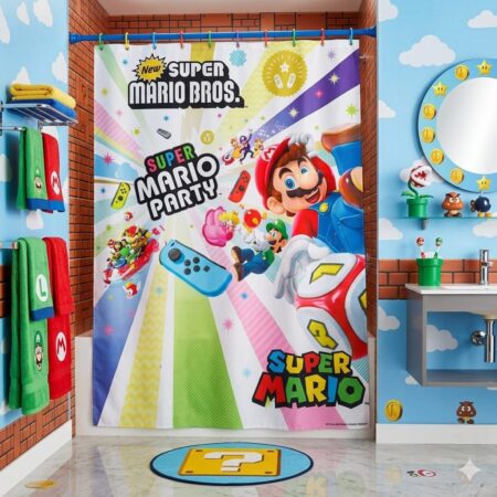 CORTINA DE BAÑO PERSONAJES