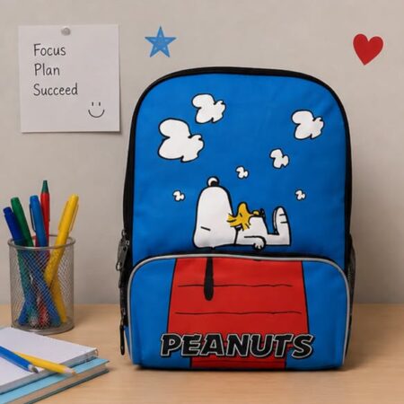 MOCHILA SNOOPY AZUL
