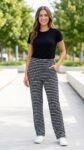 PANTALON RAYADO DE MUJER