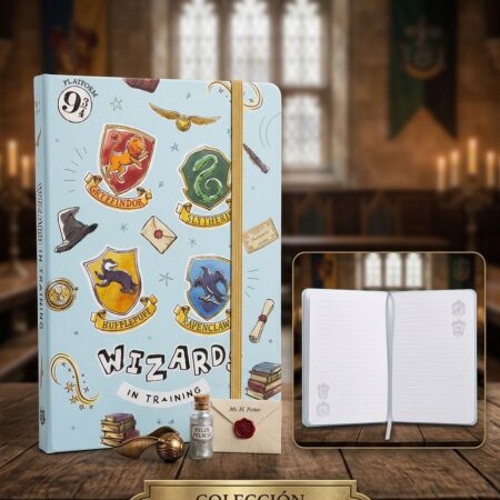 LIBRETA HARRY POTTER AZUL