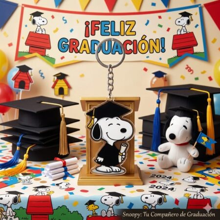 LLAVERO DE SNOOPY GRADUACIÓN