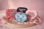 BOLSA DE CORAZÓN POWER PUFF GIRLS Y STITCH