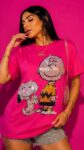 PLAYERA SNOOPY Y CHARLIE BROWN (UNITALLA, PIEDRERIA INCLUIDA, DIFERENTES COLORES)