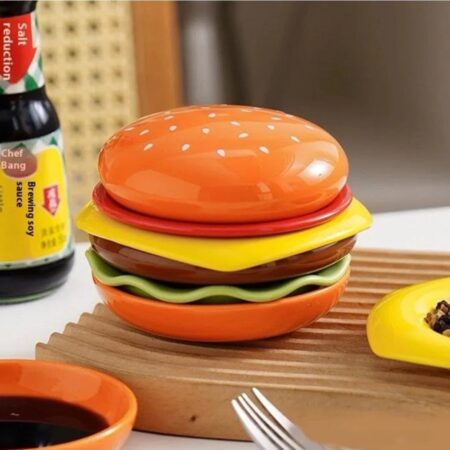 PLATO HAMBURGUESA MIDE 10CM INCLUYE 6 PIEZAS