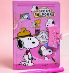 CAJA MÁSTER LIBRETA SNOOPY CON CLAVE DE SEGURIDAD 80PZ
